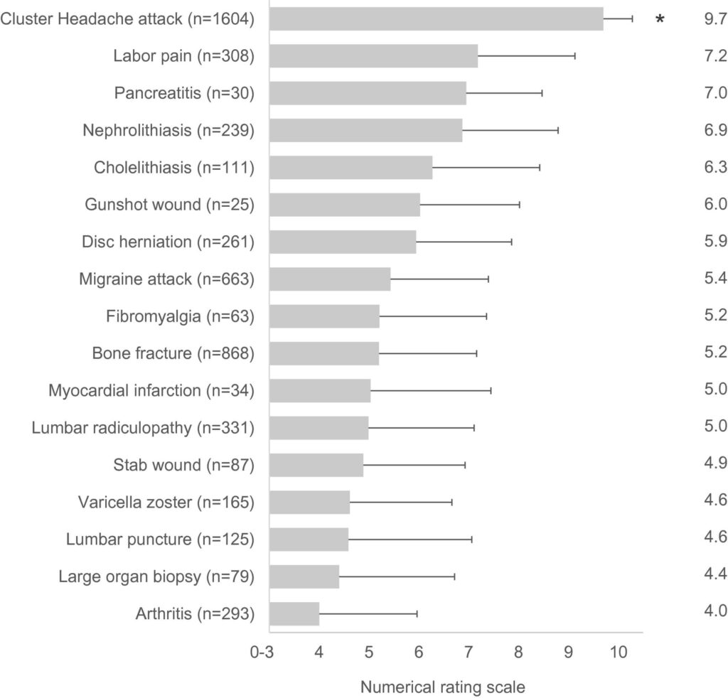 Cluster Headache pain scale